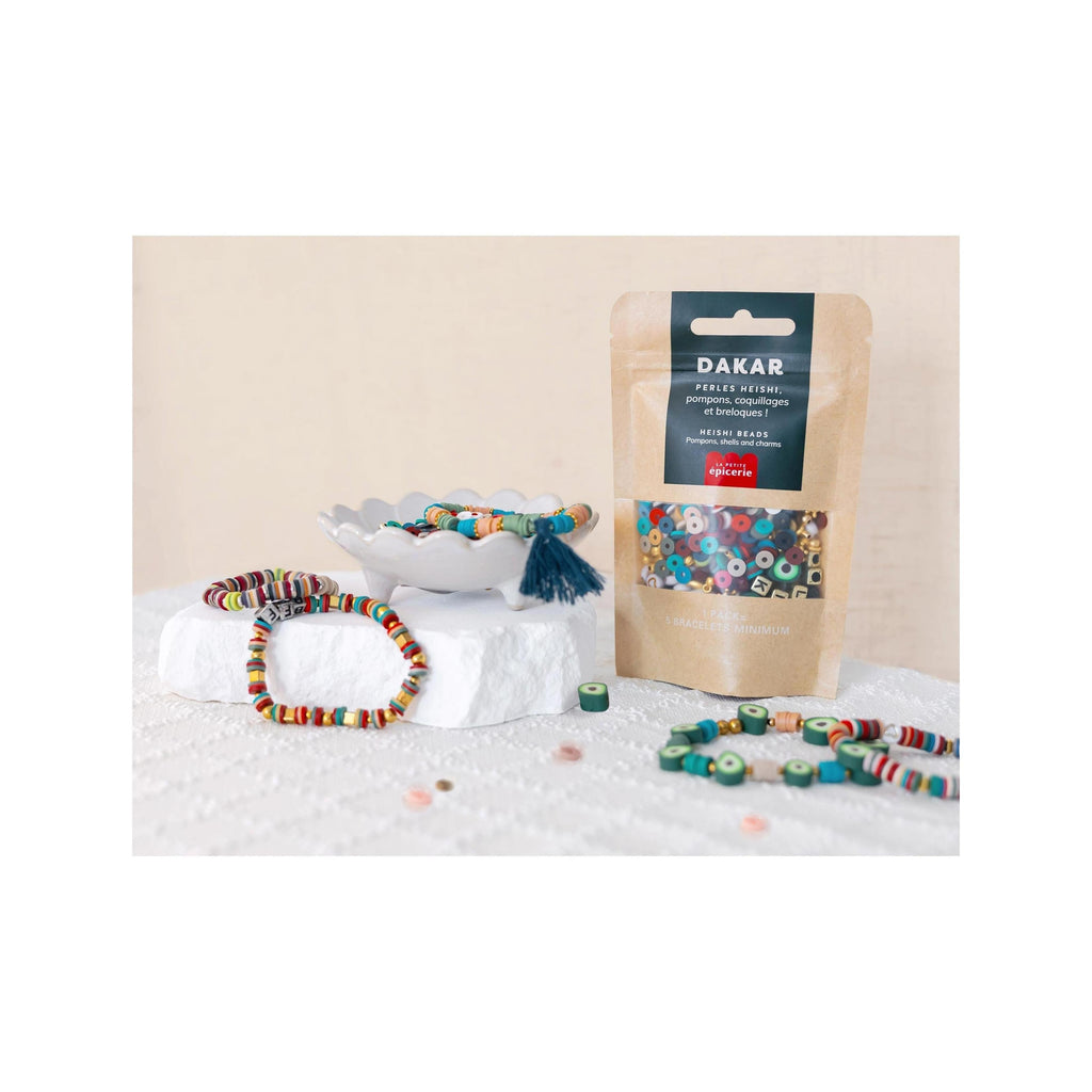 Mix of Heishi Beads and Charms - Dakar