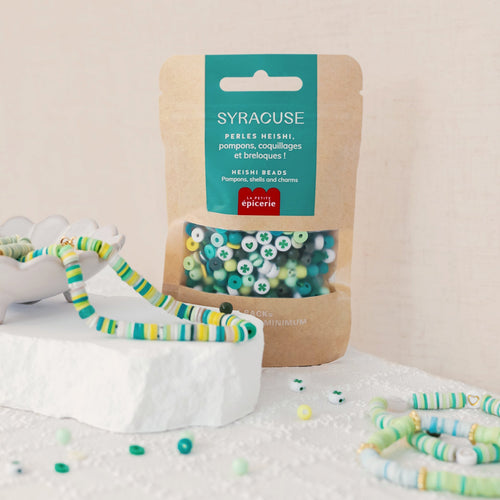 Mélange De Perles Heishi Et De Breloques - Syracuse