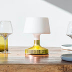 Helen - Lampe De Table Sans Fil - Polyéthylène - Doré