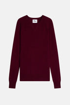 Pull Col Rond - Helen - Bordeaux