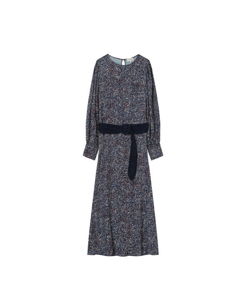 Robe Longue Helga Marine