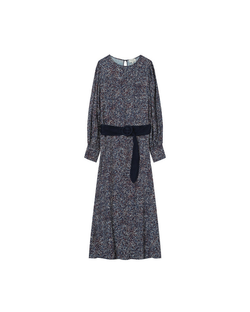 Robe Longue Helga Marine