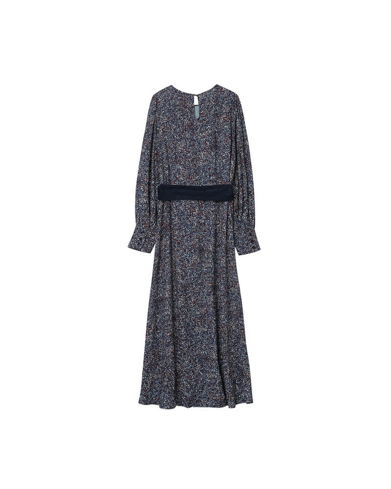 Robe Longue Helga Marine