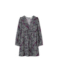 Robe Courte Hella - Prune