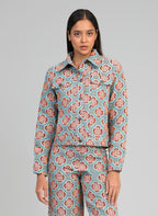 Veste Helyana Bleu