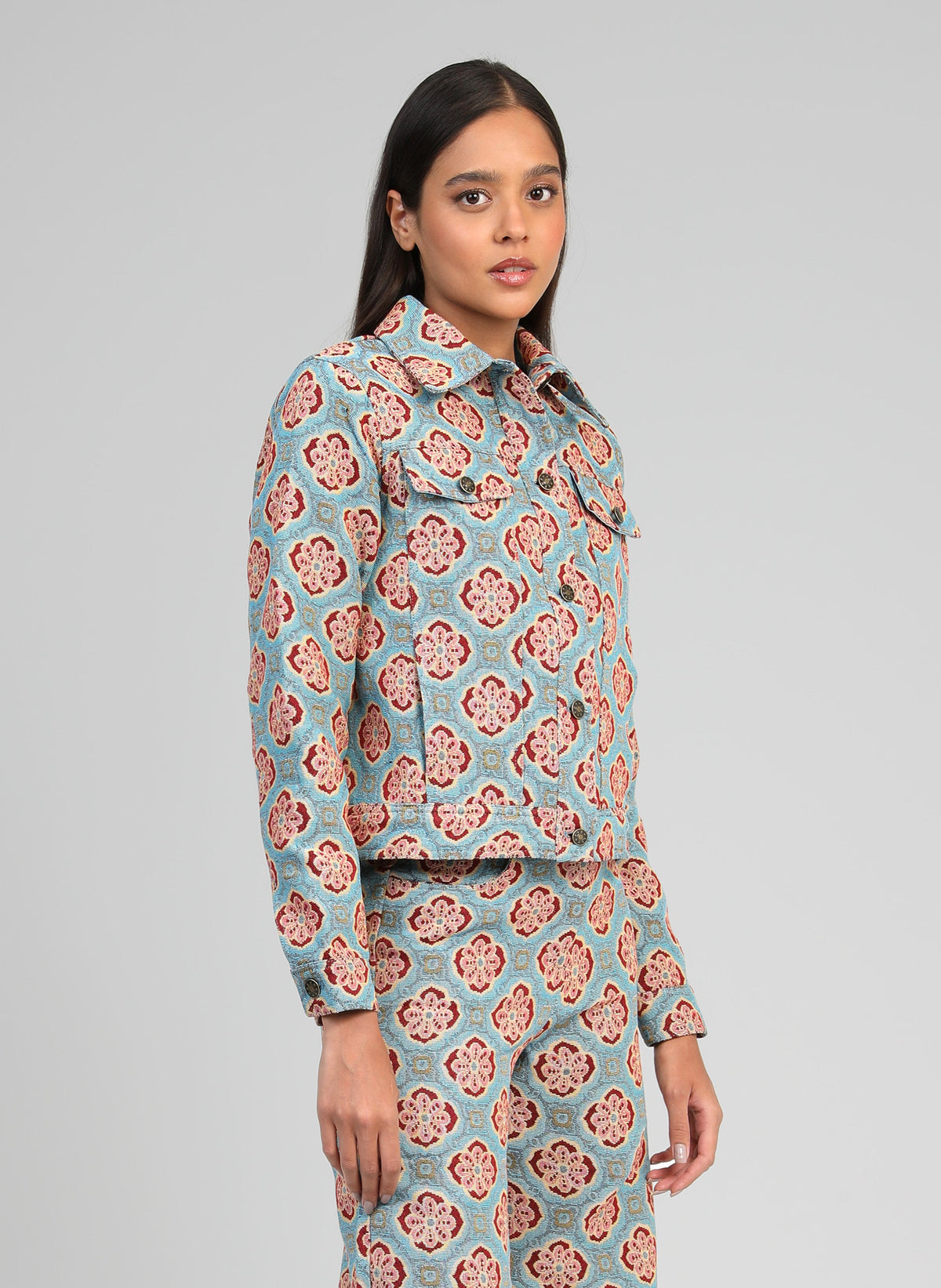 Veste Helyana Bleu