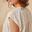 Tee Shirt Hemette - Creme