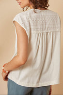 Tee Shirt Hemette - Creme