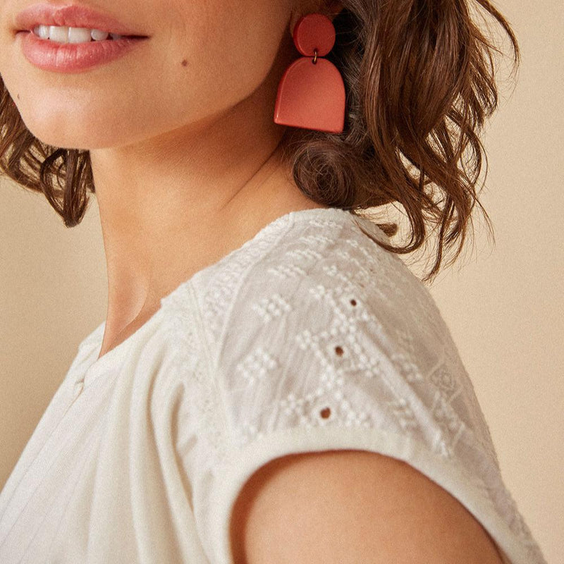 Tee Shirt Hemette - Creme