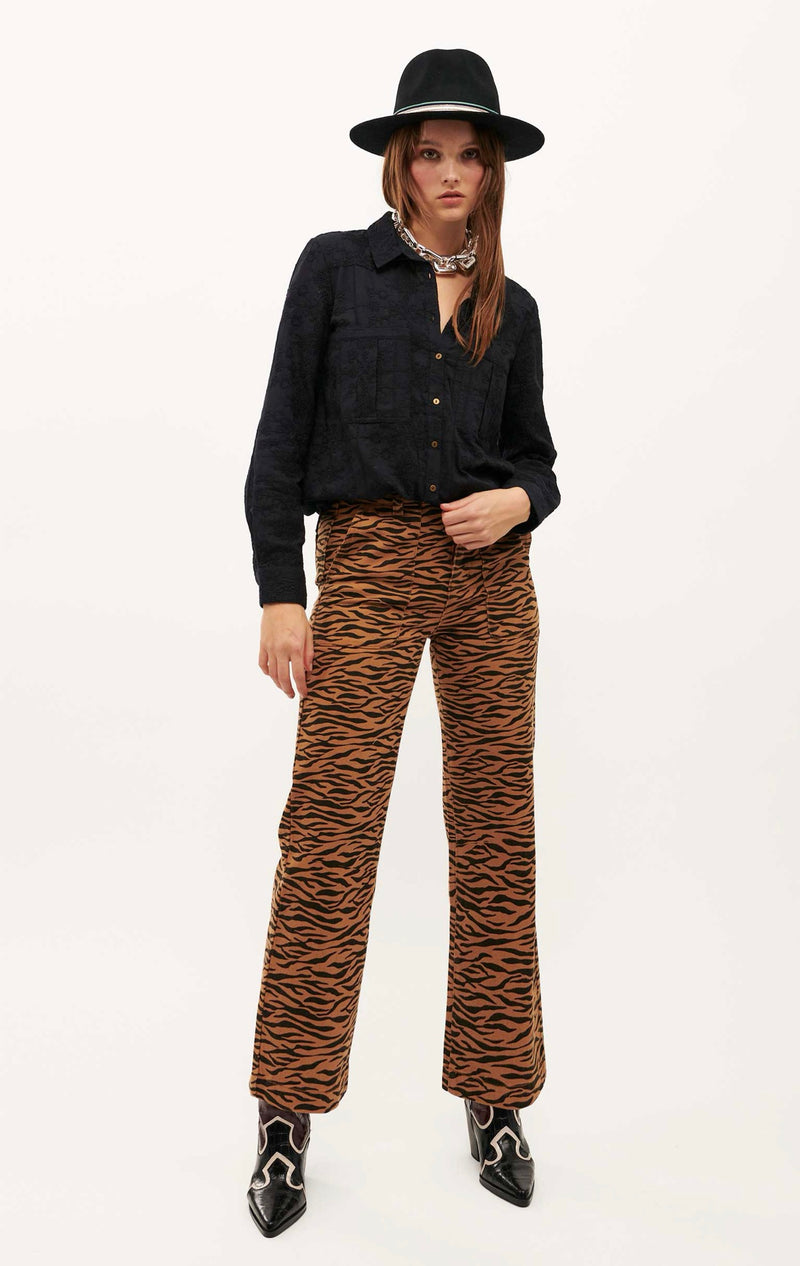 Henry Zebra Brown Trousers