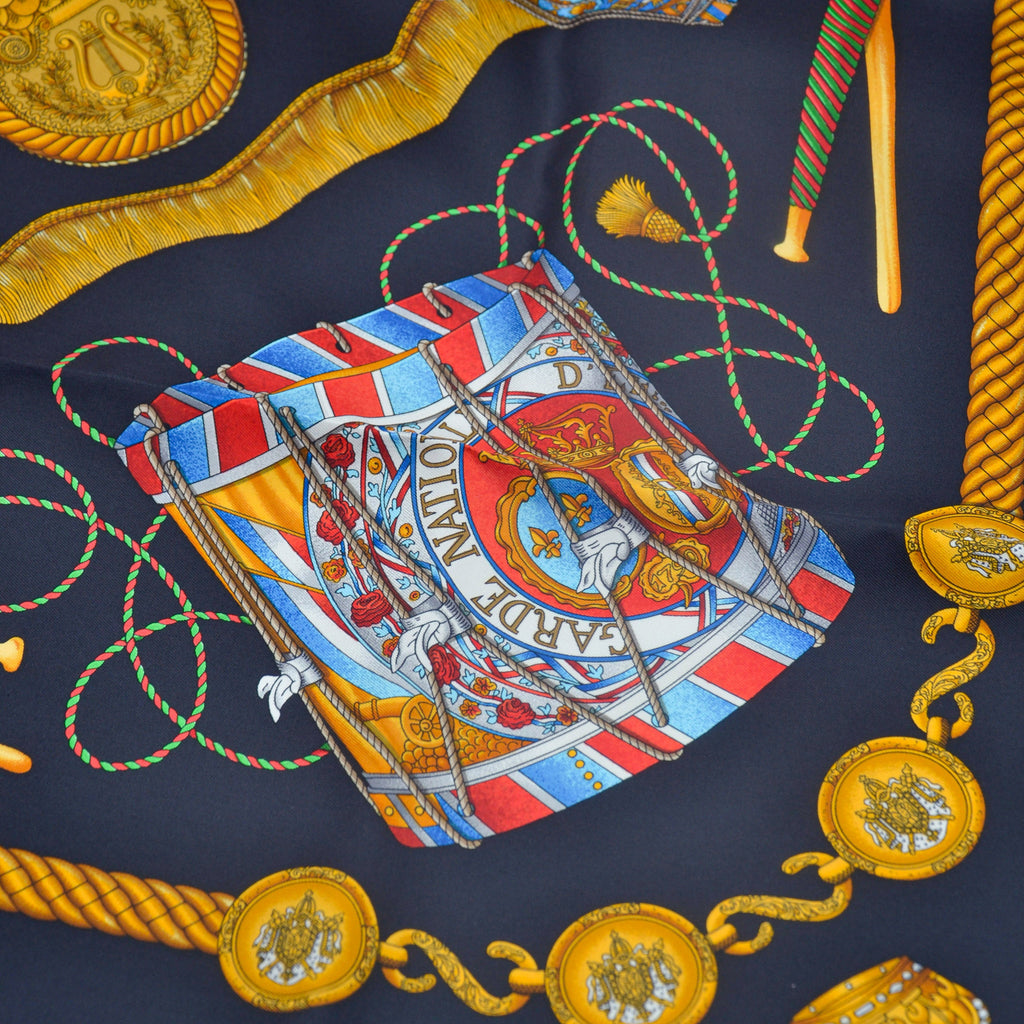 Hermès Pañuelo De Seda Les Tambours