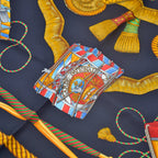 Hermès Pañuelo De Seda Les Tambours