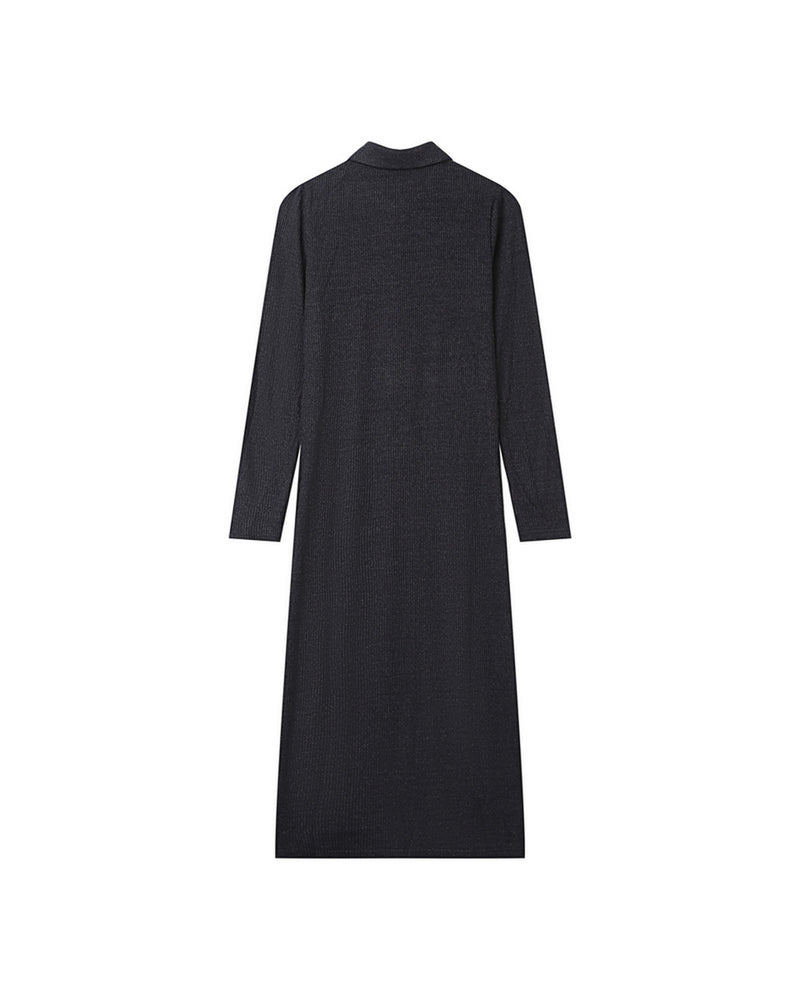 Robe Mi-Longue Hesther Marine