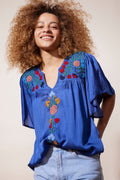 Blusa Heyjoud - Azul