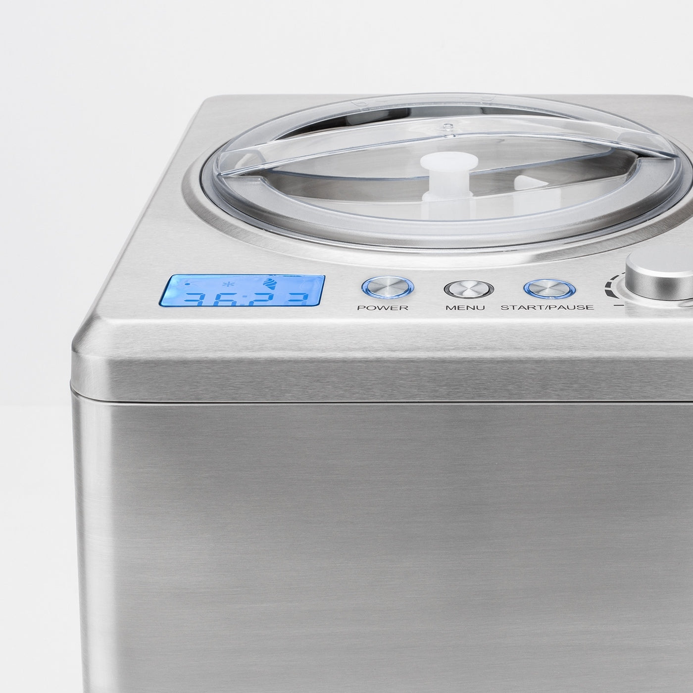 Vertical Ice Cream Maker - Stainless Steel