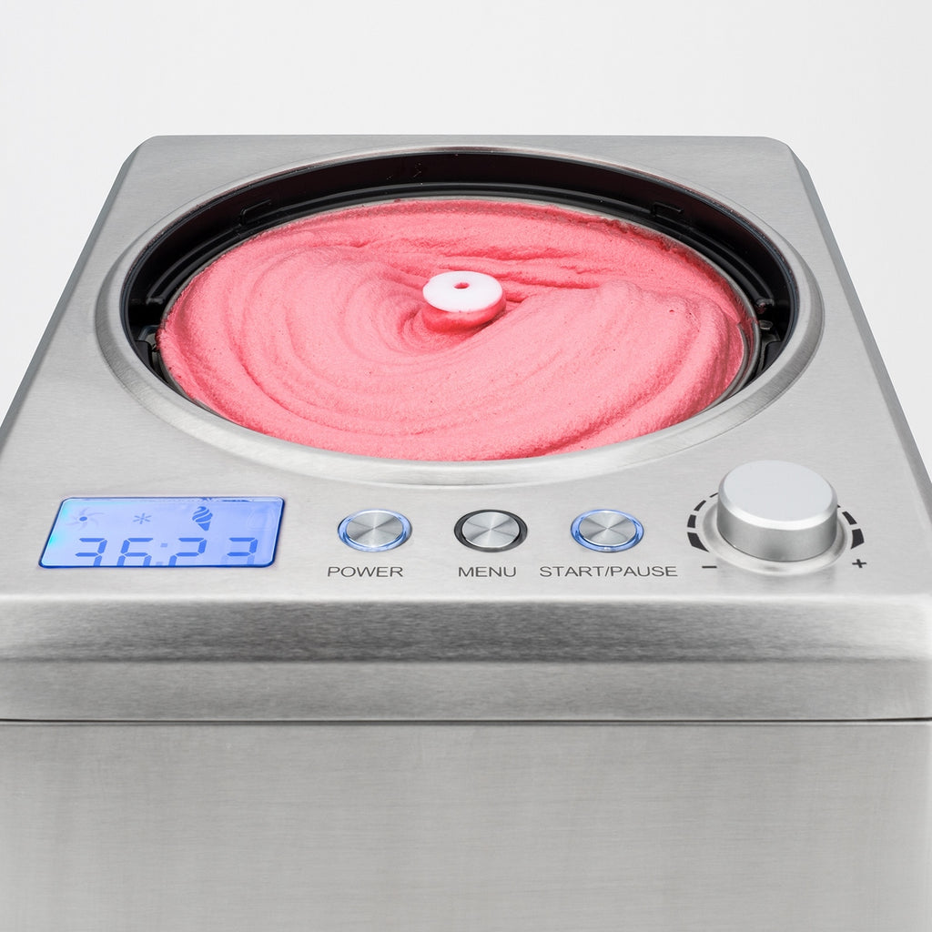 Vertical Ice Cream Maker - Stainless Steel