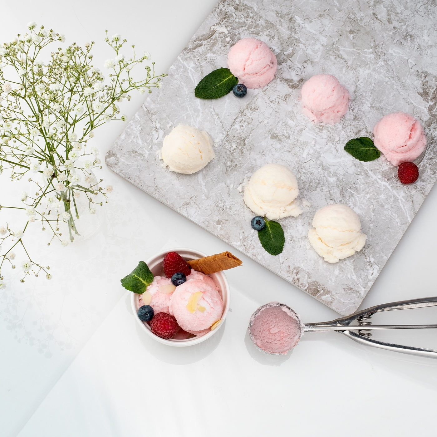 Vertical Ice Cream Maker - Stainless Steel