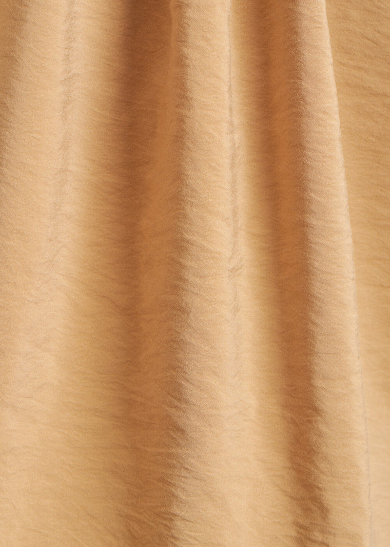 Camisa lisa de manga larga - BEIGE#couleur_BEIGE