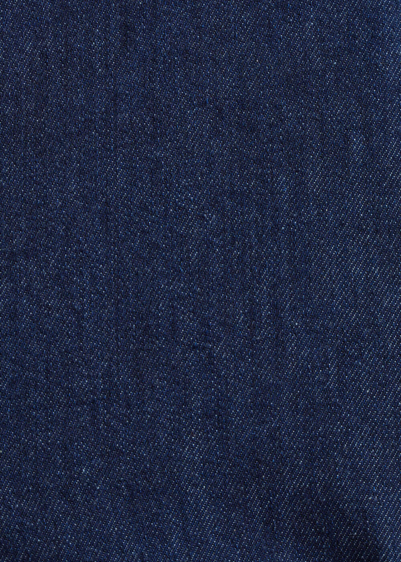 Chemise en denim brut - BLEU DENIM#couleur_BLEU DENIM