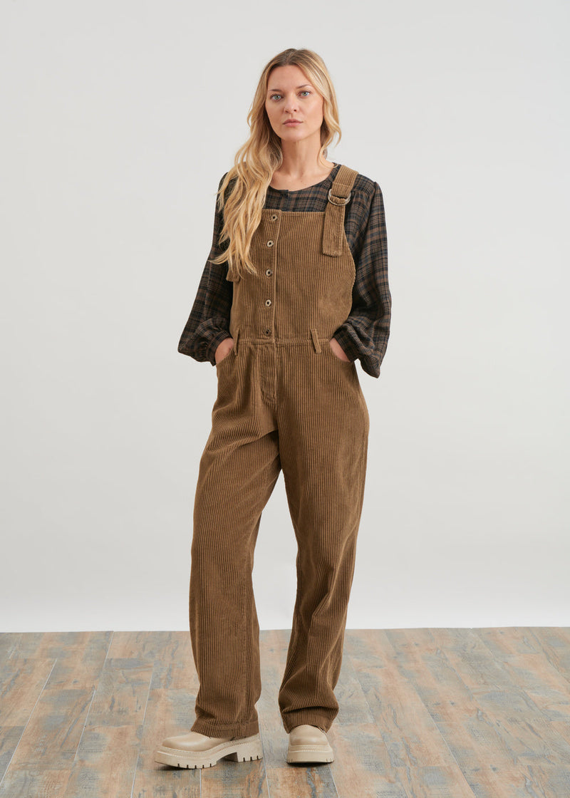 Corduroy overalls - ECORCE#couleur_ECORCE