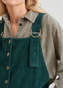 Corduroy overalls - BOUTEILLE GREEN#couleur_VERT BOUTEILLE