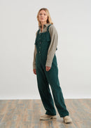 Corduroy overalls - BOUTEILLE GREEN#couleur_VERT BOUTEILLE