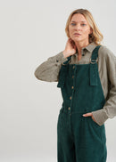 Corduroy overalls - BOUTEILLE GREEN#couleur_VERT BOUTEILLE