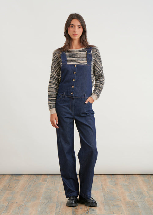 Denim overalls - DENIM BLUE#couleur_BLEU DENIM