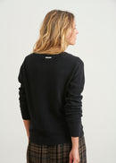 V-neck cardigan - BLACK#couleur_NOIR