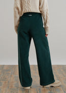 Wide-leg corduroy pants - VERT BOUTEILLE#couleur_VERT BOUTEILLE