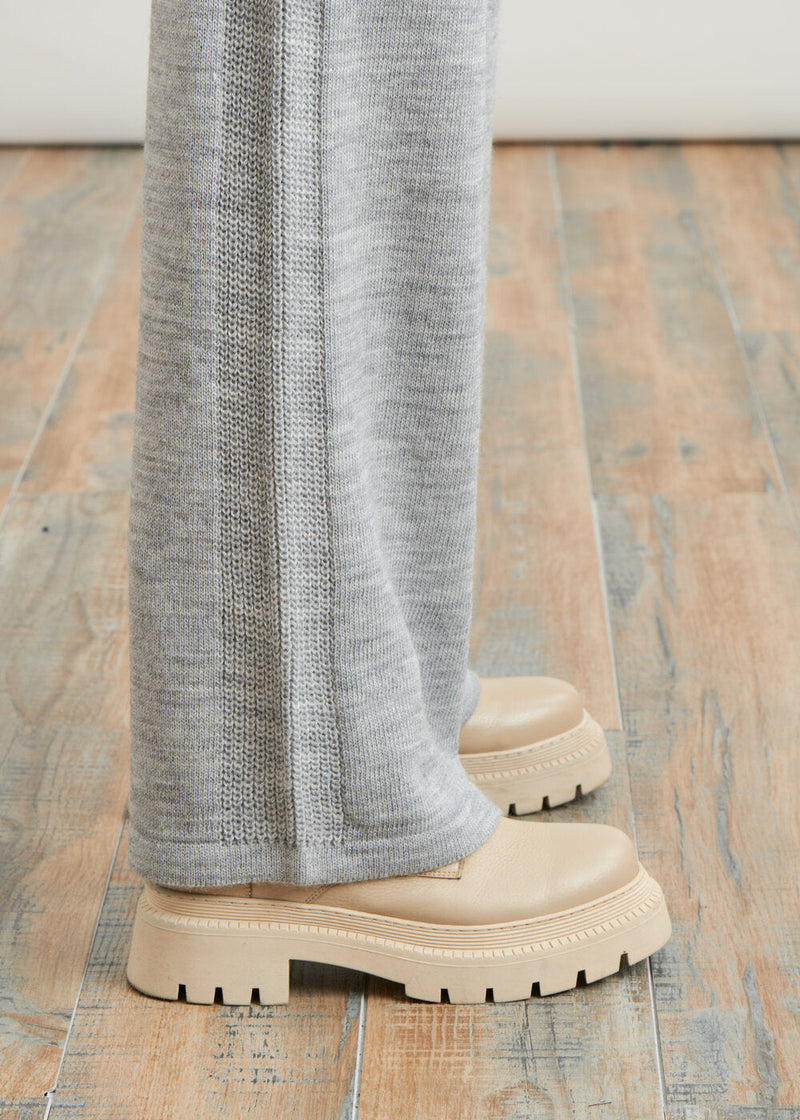 Straight-leg jersey pants - GREY#couleur_GRIS