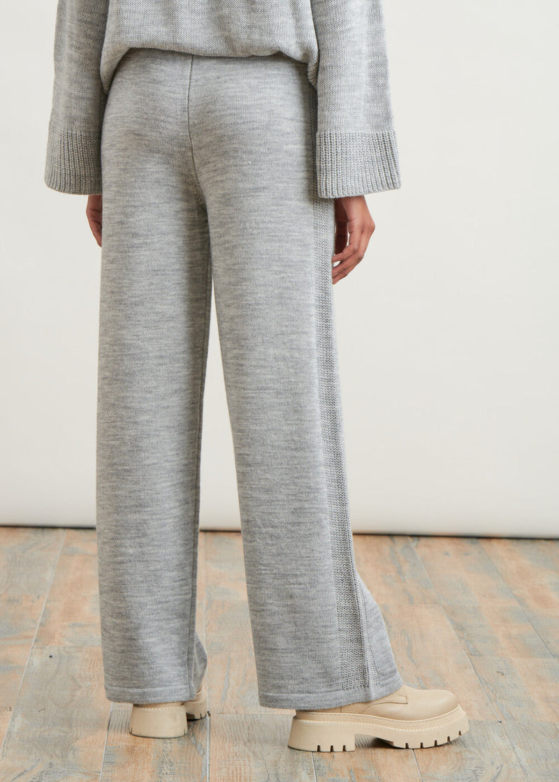 Straight-leg jersey pants - GREY#couleur_GRIS