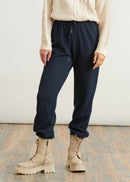 Textured milano jogging pants - NAVY#couleur_NAVY