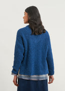 V-neck sweater - NAVY#couleur_NAVY