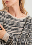 Scrambled stripes sweater - ECORCE#couleur_ECORCE