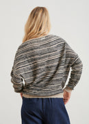 Scrambled stripes sweater - ECORCE#couleur_ECORCE