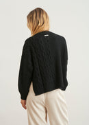 Crew-neck sweater - NOIR#couleur_NOIR