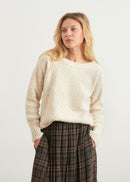 Short knitted sweater - ECRU#couleur_ECRU