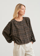 Long sleeve check top - ECORCE#couleur_ECORCE