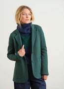 Blazer en jersey - VERT BOUTEILLE#couleur_VERT BOUTEILLE