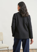 Jersey blazer - BLACK#couleur_NOIR