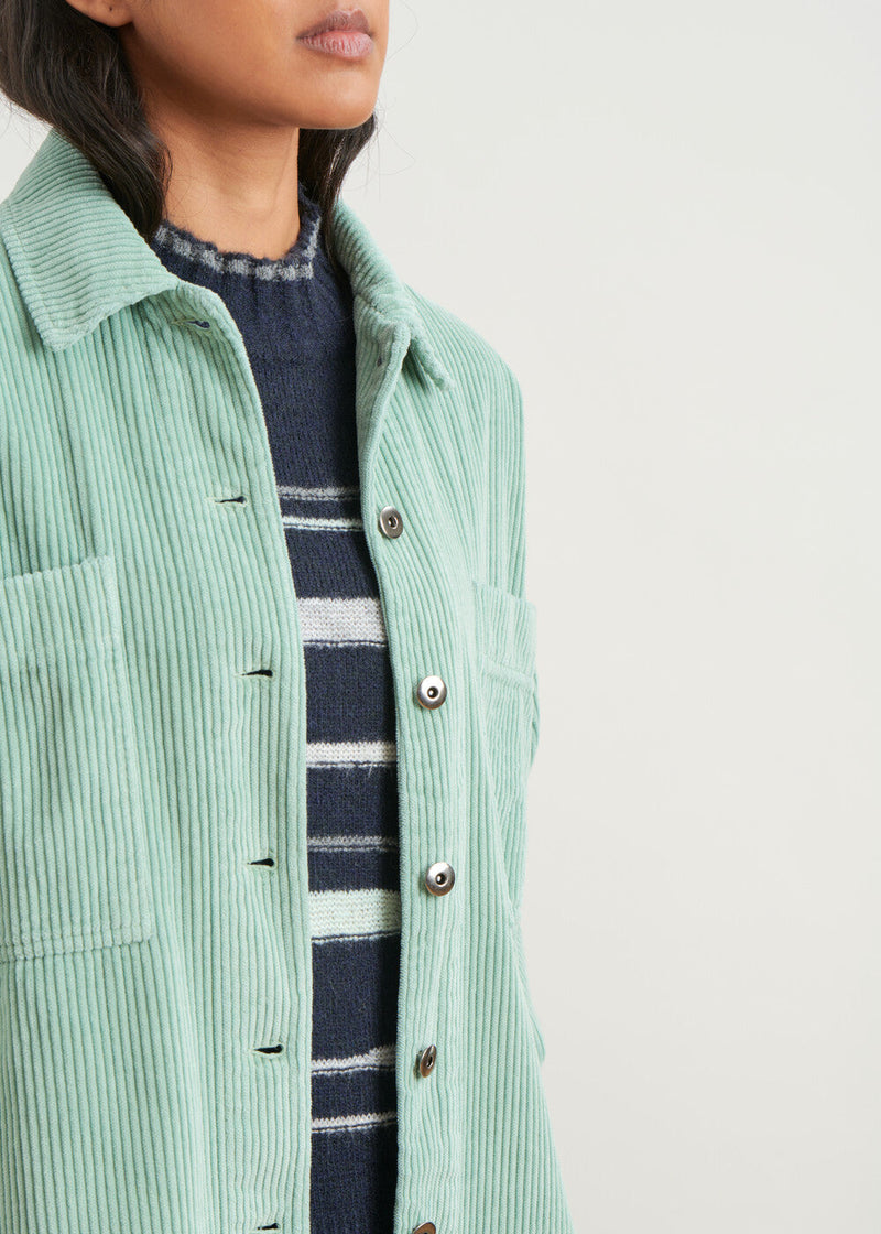 Corduroy overshirt - MENTHOL#couleur_MENTHOL