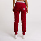 High Waist Trousers - Dark Blood - Women