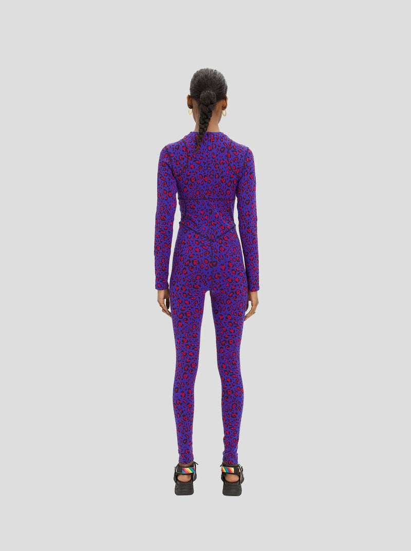 Combinaison Hilton En Jersey Arctique Léopard