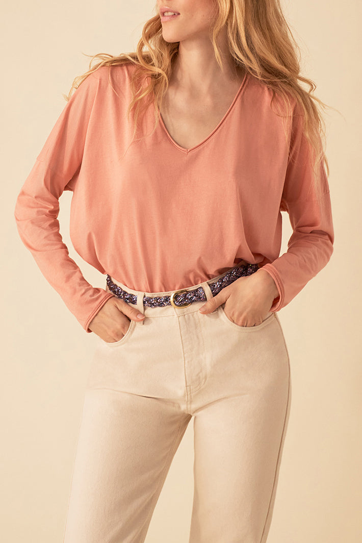 Camiseta Hiris - Praliné