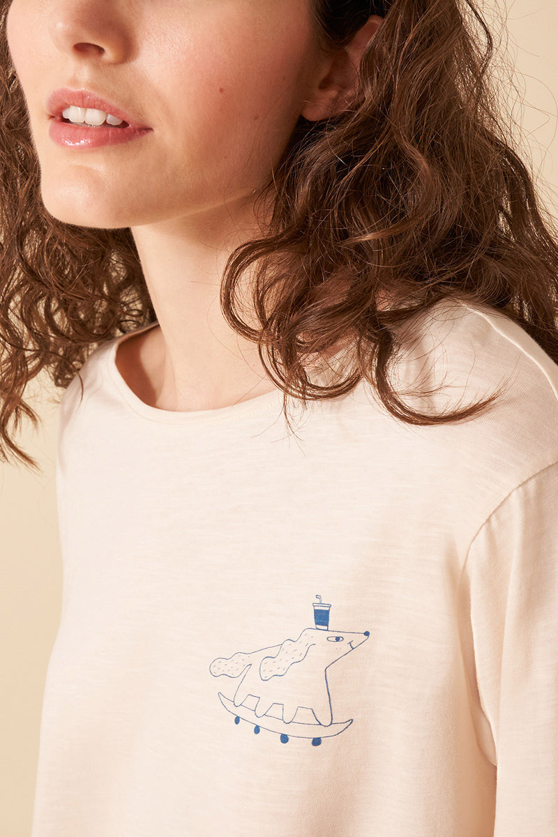 Hive Tee Shirt - Flour