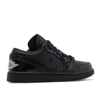 Air Jordan 1 Low Se Patent Elephant Black (W) - Black