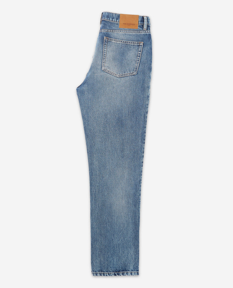 The Kooples - Vaqueros Retro Lavado Azul Corte Recto - Hombre