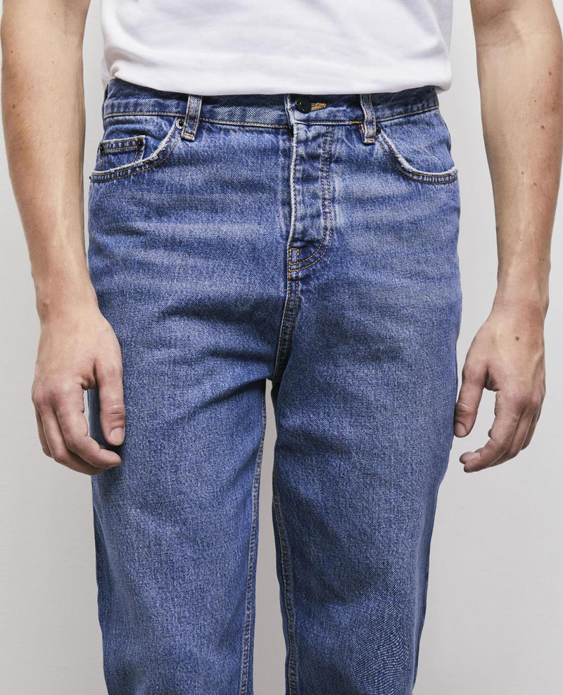 The Kooples - Vaqueros Rectos Delave Azul - Hombre