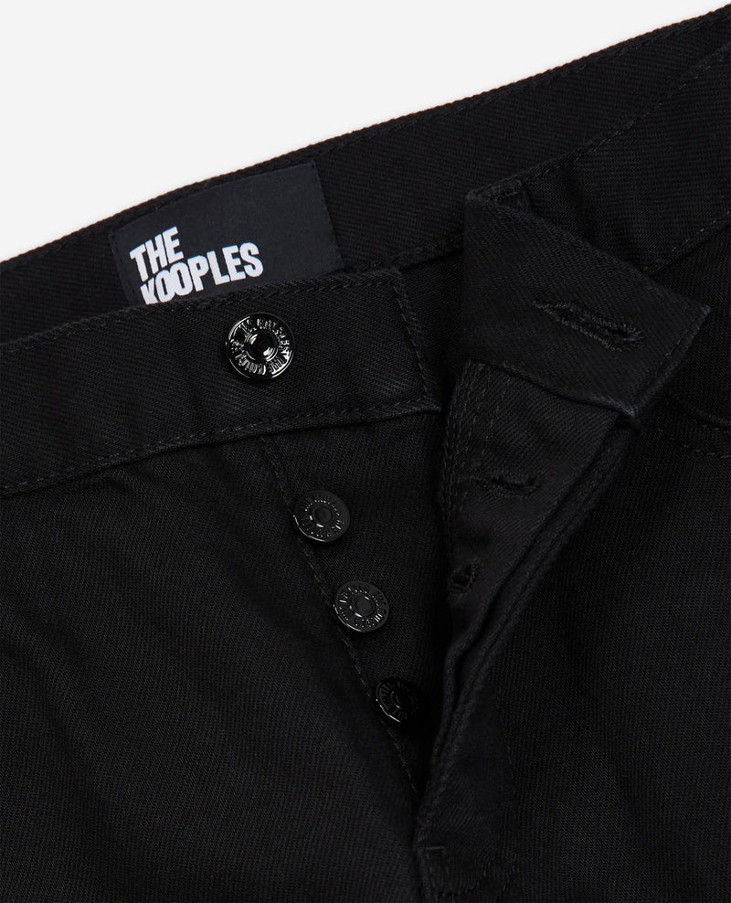 The Kooples - Jean Straight Black - Homme